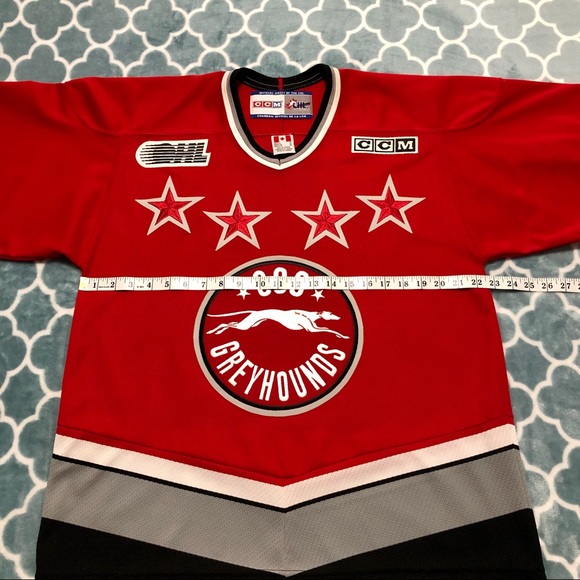 ⛔️SOLD⛔️ CCM SOO GREYHOUNDS CHL JERSEY - Picture 15 of 16